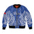 Custom Manu Samoa Rugby 2024 Bomber Jacket Go Champions Samoan Tattoo