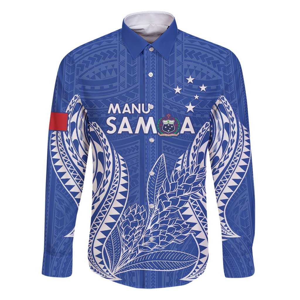 Custom Manu Samoa Rugby 2024 Family Matching Puletasi and Hawaiian Shirt Go Champions Samoan Tattoo