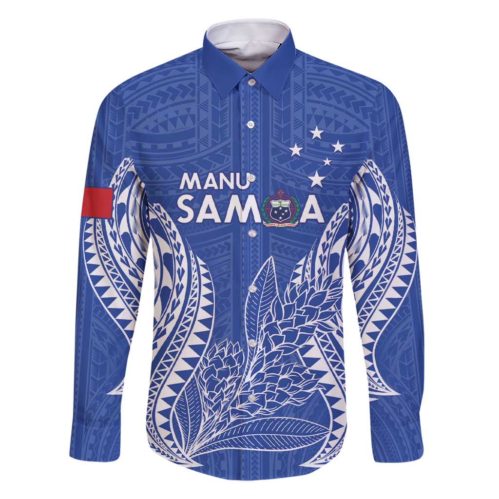 Custom Manu Samoa Rugby 2024 Family Matching Short Sleeve Bodycon Dress and Hawaiian Shirt Go Champions Samoan Tattoo