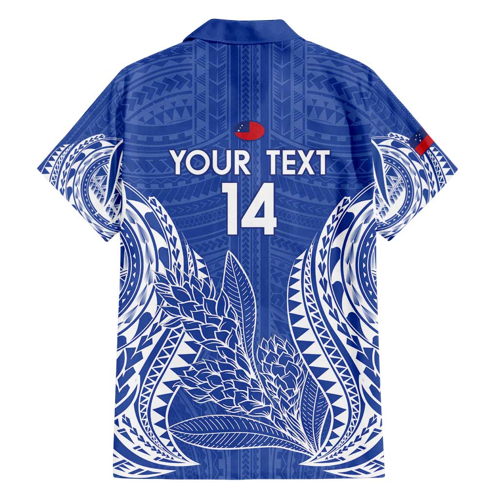 Custom Manu Samoa Rugby 2024 Family Matching Tank Maxi Dress and Hawaiian Shirt Go Champions Samoan Tattoo