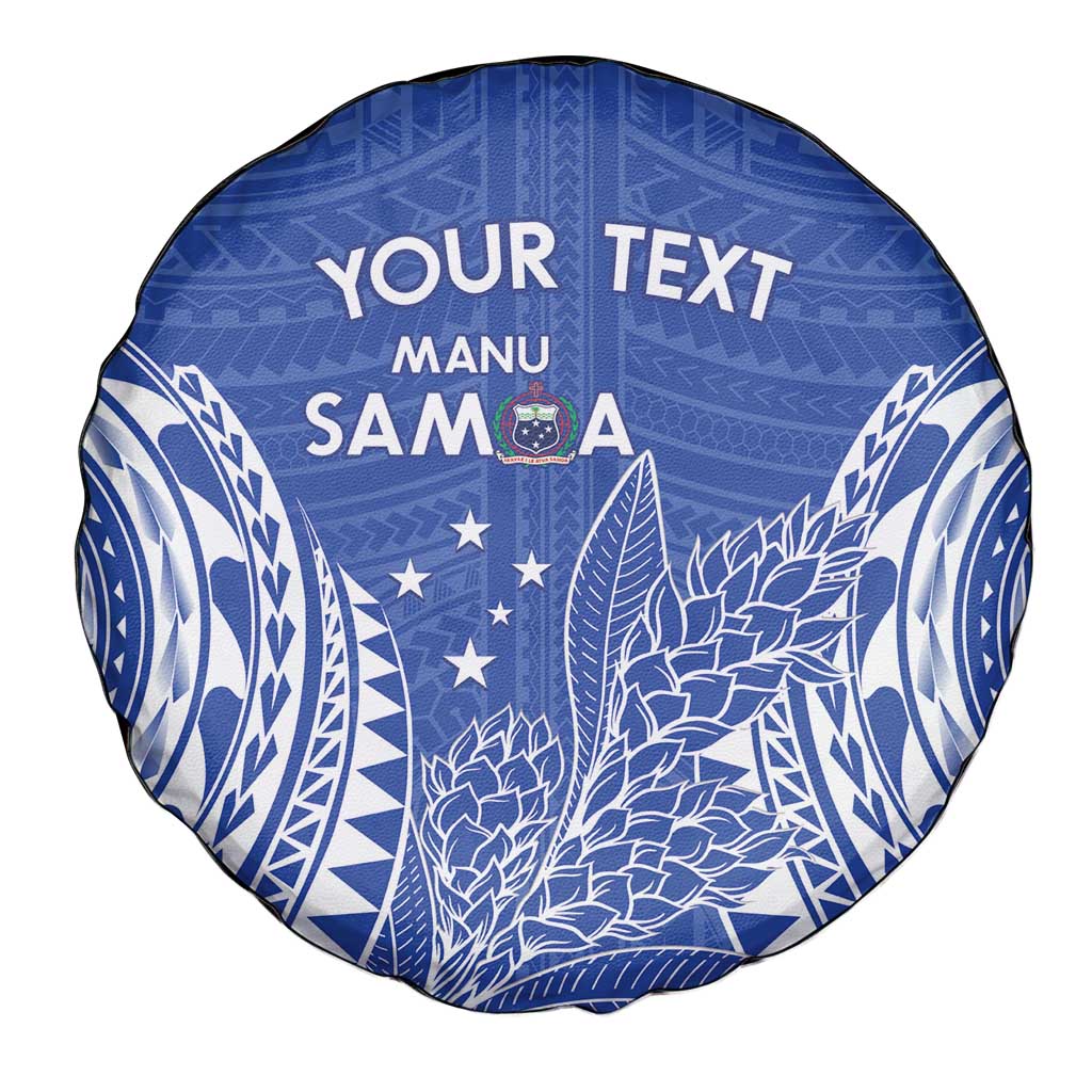 Custom Manu Samoa Rugby 2024 Spare Tire Cover Go Champions Samoan Tattoo