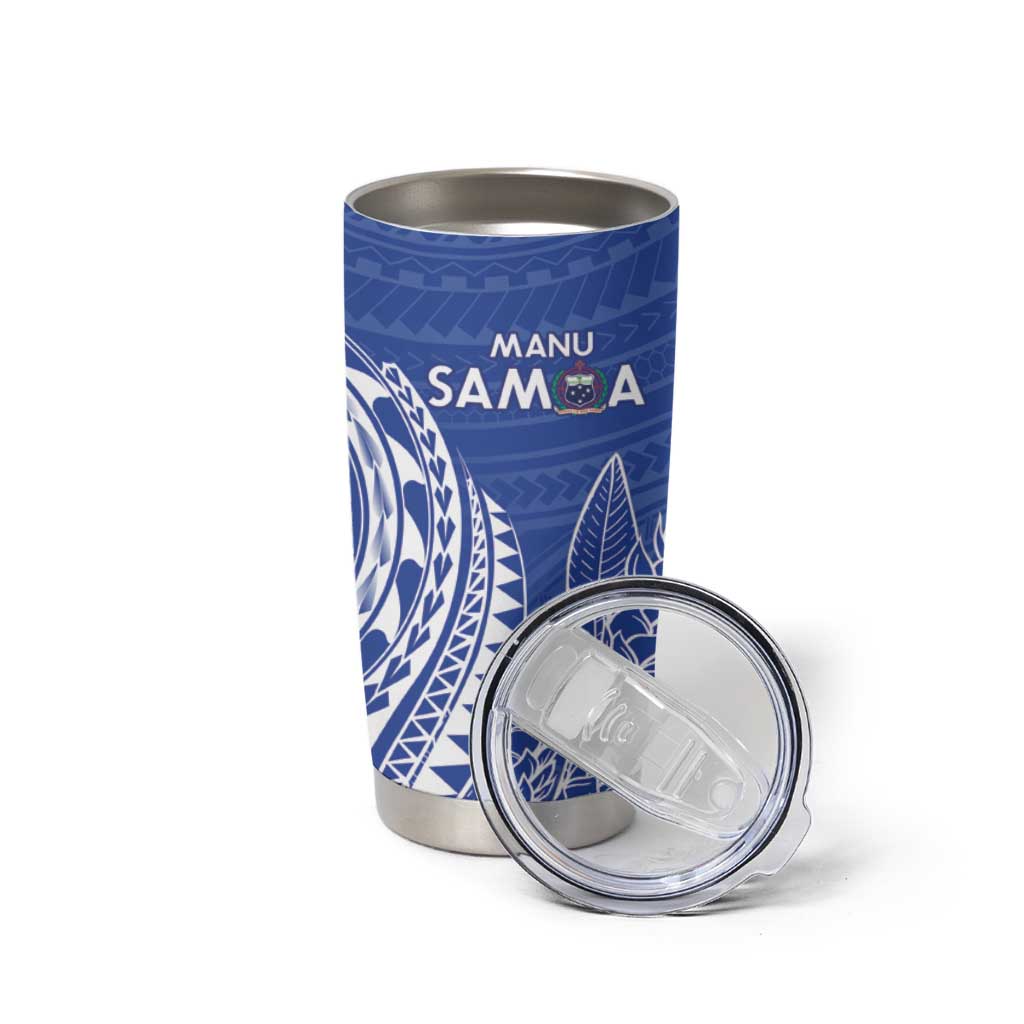 Custom Manu Samoa Rugby 2024 Tumbler Cup Go Champions Samoan Tattoo