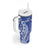 Custom Manu Samoa Rugby 2024 Tumbler With Handle Go Champions Samoan Tattoo