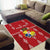 Custom Tonga Rugby 2024 Area Rug Go Champions Ikale Tahi Ngatu Pattern