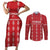 Custom Tonga Rugby 2024 Couples Matching Short Sleeve Bodycon Dress and Long Sleeve Button Shirt Go Champions Ikale Tahi Ngatu Pattern