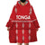 Custom Tonga Rugby 2024 Wearable Blanket Hoodie Go Champions Ikale Tahi Ngatu Pattern