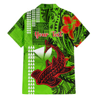 Personalised Hawaii Christmas Family Matching Summer Maxi Dress and Hawaiian Shirt Mele Kalikimaka Kakau Polynesian Shark Tattoo LT14 - Polynesian Pride