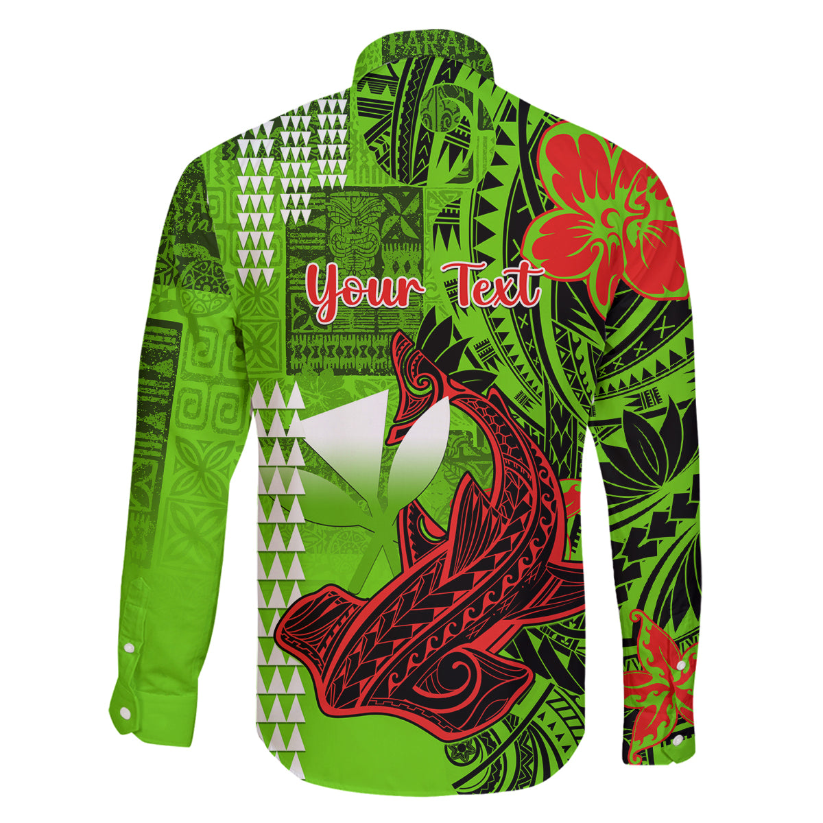 Personalised Hawaii Christmas Family Matching Summer Maxi Dress and Hawaiian Shirt Mele Kalikimaka Kakau Polynesian Shark Tattoo LT14 - Polynesian Pride