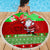 Personalised Hawaii Christmas Beach Blanket Mele Kalikimaka Hawaiian Santa Tropical Vibes LT14 - Wonder Print Shop