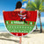 Personalised Hawaii Christmas Beach Blanket Mele Kalikimaka Hawaiian Santa Tropical Vibes LT14 - Wonder Print Shop