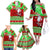 Personalised Hawaii Christmas Family Matching Off Shoulder Long Sleeve Dress and Hawaiian Shirt Mele Kalikimaka Hawaiian Santa Tropical Vibes LT14 - Polynesian Pride
