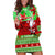 Personalised Hawaii Christmas Hoodie Dress Mele Kalikimaka Hawaiian Santa Tropical Vibes LT14 Red - Polynesian Pride