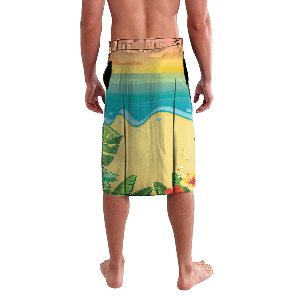 Hawaii Christmas Mele Kalikimaka Lavalava Santa Decorating Xmas Palm Tree Tropical Vibes LT14 - Polynesian Pride