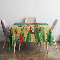 Hawaii Christmas Mele Kalikimaka Tablecloth Santa Decorating Xmas Palm Tree Tropical Vibes LT14 - Polynesian Pride