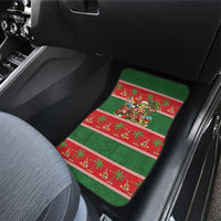 Hawaii Christmas Mele Kalikimaka Car Mats Aloha Turtle Santa With Ukulele LT14 - Polynesian Pride
