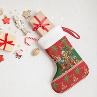 Hawaii Christmas Mele Kalikimaka Christmas Stocking Aloha Turtle Santa With Ukulele LT14 - Polynesian Pride