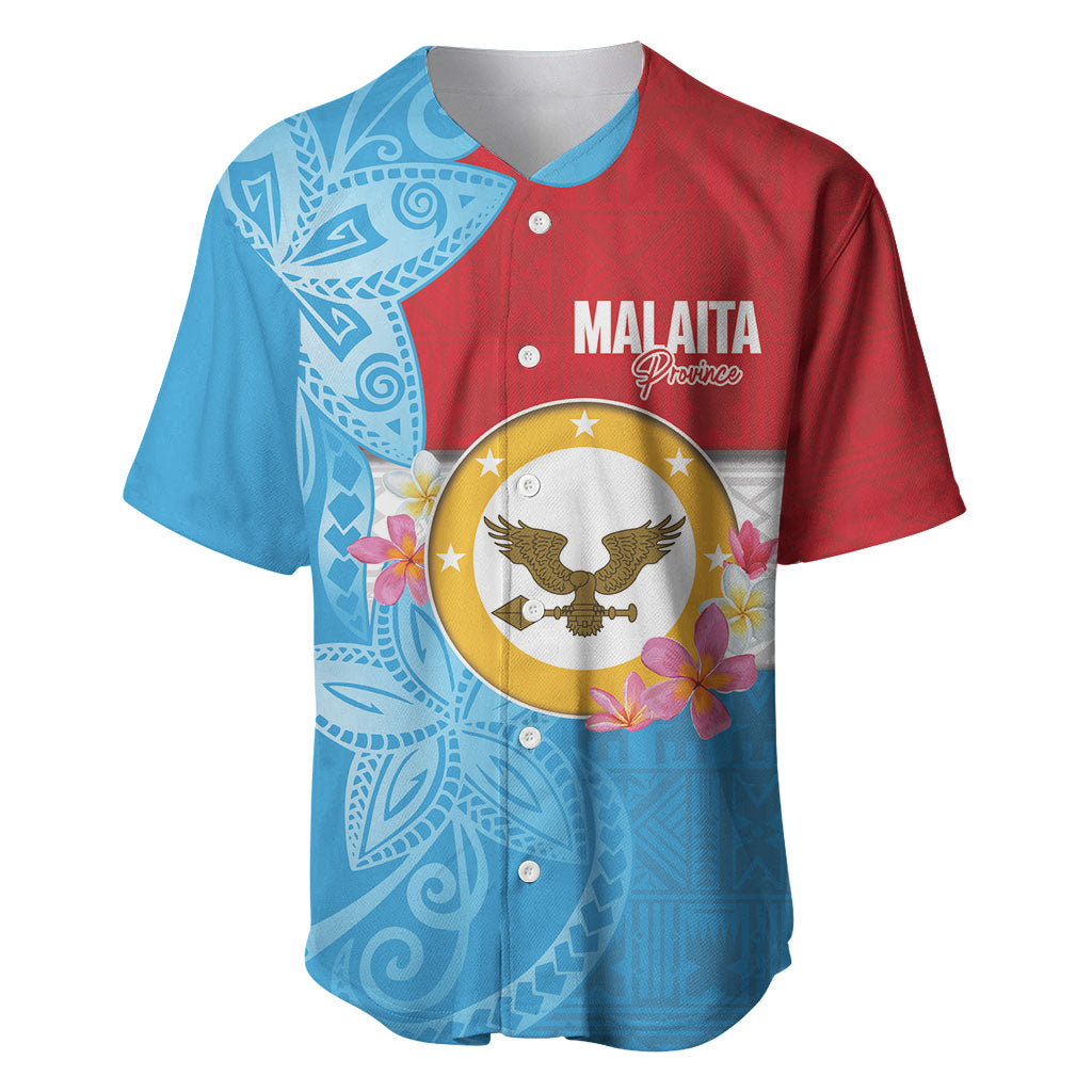 Personalised Malaita Province Day Baseball Jersey Solomon Islands Maramapaina Flag Color LT14 Blue - Polynesian Pride