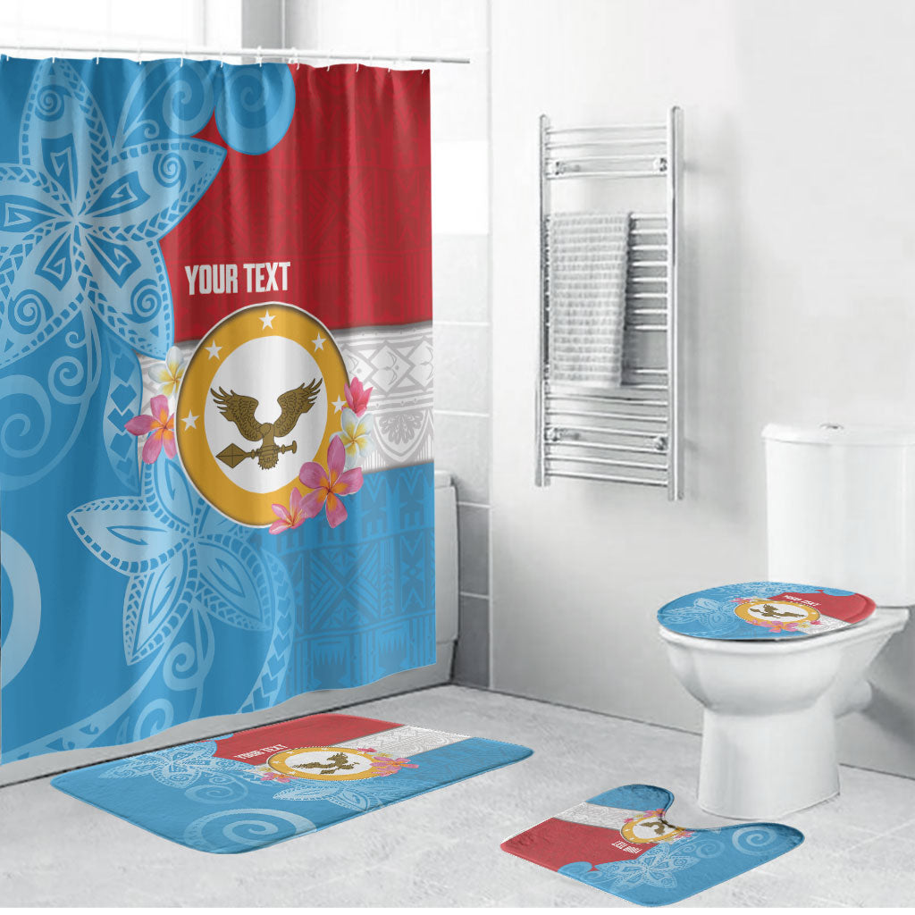 Personalised Malaita Province Day Bathroom Set Solomon Islands Maramapaina Flag Color LT14 Bathroom Set (4 pcs) Blue - Polynesian Pride