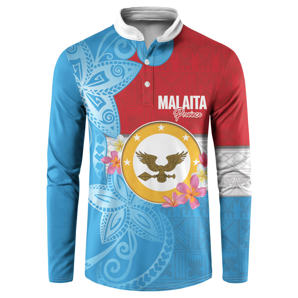 Personalised Malaita Province Day Button Sweatshirt Solomon Islands Maramapaina Flag Color LT14 Blue - Polynesian Pride