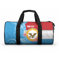 Personalised Malaita Province Day Duffle Bag Solomon Islands Maramapaina Flag Color LT14 One size Blue - Polynesian Pride