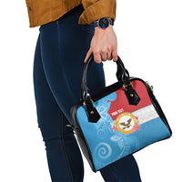 Personalised Malaita Province Day Shoulder Handbag Solomon Islands Maramapaina Flag Color LT14 - Polynesian Pride
