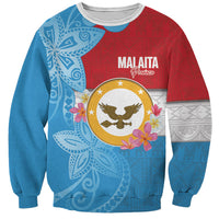 Personalised Malaita Province Day Sweatshirt Solomon Islands Maramapaina Flag Color LT14 Unisex Blue - Polynesian Pride