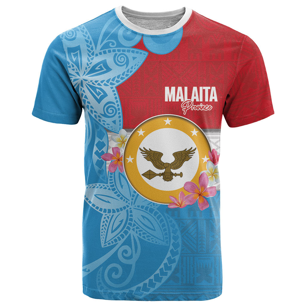 Personalised Malaita Province Day T Shirt Solomon Islands Maramapaina Flag Color LT14 Blue - Polynesian Pride