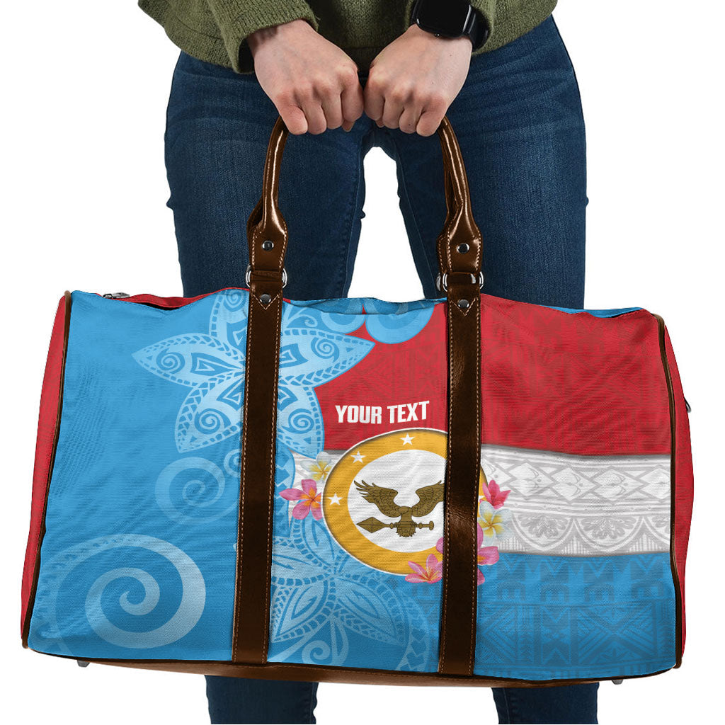 Personalised Malaita Province Day Travel Bag Solomon Islands Maramapaina Flag Color LT14 Blue - Polynesian Pride