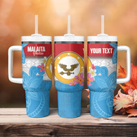 Personalised Malaita Province Day Tumbler With Handle Solomon Islands Maramapaina Flag Color LT14 - Polynesian Pride