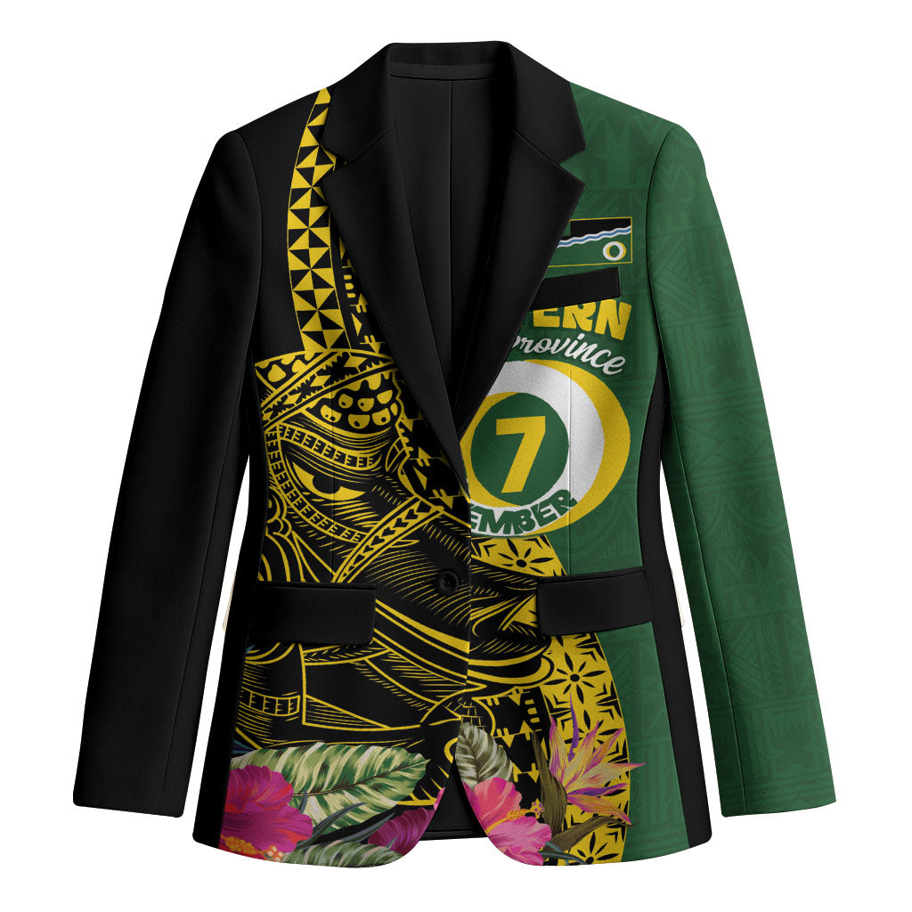 Personalised Western Province Day Blazer Wes Provins Nguzunguzu Symbol LT14 Unisex Green - Polynesian Pride