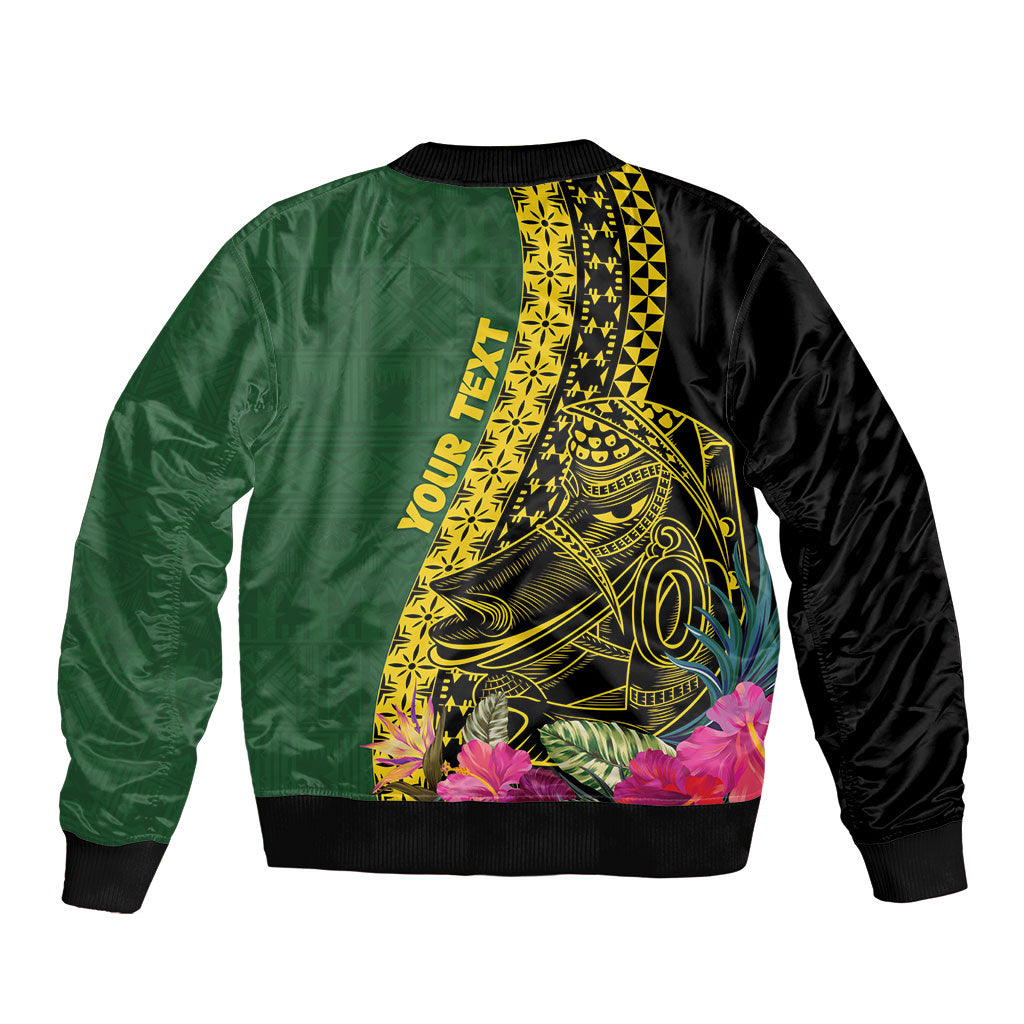 Personalised Western Province Day Bomber Jacket Wes Provins Nguzunguzu Symbol LT14 - Polynesian Pride