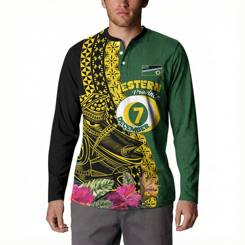 Personalised Western Province Day Button Sweatshirt Wes Provins Nguzunguzu Symbol LT14 - Polynesian Pride