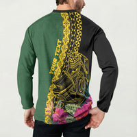 Personalised Western Province Day Button Sweatshirt Wes Provins Nguzunguzu Symbol LT14 - Polynesian Pride