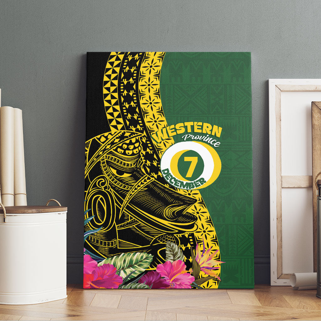 Western Province Day Canvas Wall Art Wes Provins Nguzunguzu Symbol LT14 - Polynesian Pride