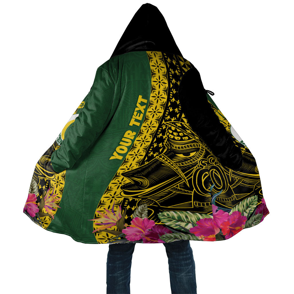 Personalised Western Province Day Cloak Wes Provins Nguzunguzu Symbol LT14 Unisex Green - Polynesian Pride