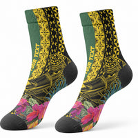 Personalised Western Province Day Crew Socks Wes Provins Nguzunguzu Symbol LT14 - Polynesian Pride