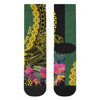 Personalised Western Province Day Crew Socks Wes Provins Nguzunguzu Symbol LT14 - Polynesian Pride