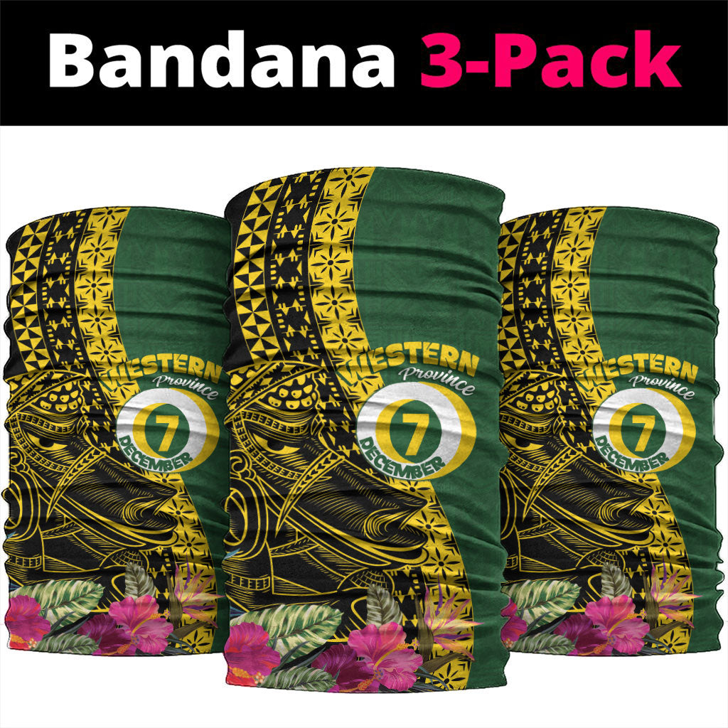 Western Province Day Neck Gaiter Wes Provins Nguzunguzu Symbol LT14 package One Size: 25*50cm Green - Polynesian Pride