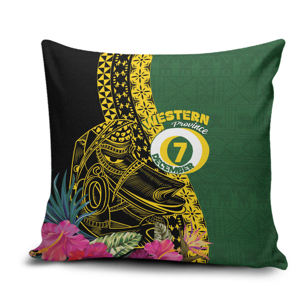 Western Province Day Pillow Cover Wes Provins Nguzunguzu Symbol LT14 Green - Polynesian Pride