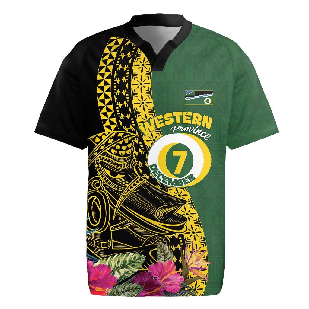 Personalised Western Province Day Rugby Jersey Wes Provins Nguzunguzu Symbol LT14 Green - Polynesian Pride