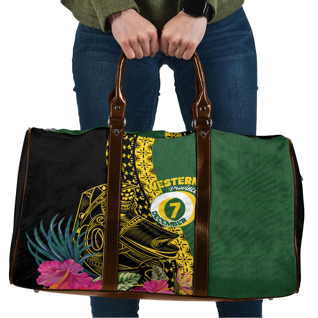 Western Province Day Travel Bag Wes Provins Nguzunguzu Symbol LT14 Green - Polynesian Pride