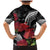 Personalized Mele Kalikimaka Hawaii Family Matching Mermaid Dress and Hawaiian Shirt I'iwi Bird With Ohia Lehua - Black Color