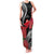 Personalized Mele Kalikimaka Hawaii Family Matching Tank Maxi Dress and Hawaiian Shirt I'iwi Bird With Ohia Lehua - Black Color