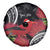 Personalized Mele Kalikimaka Hawaii Spare Tire Cover I'iwi Bird With Ohia Lehua - Black Color