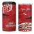 Personalized Mele Kalikimaka Hawaii 4 in 1 Can Cooler Tumbler I'iwi Bird With Ohia Lehua - Red Color