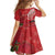 Personalized Mele Kalikimaka Hawaii Family Matching Puletasi and Hawaiian Shirt I'iwi Bird With Ohia Lehua - Red Color