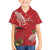 Personalized Mele Kalikimaka Hawaii Family Matching Puletasi and Hawaiian Shirt I'iwi Bird With Ohia Lehua - Red Color