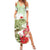 Pastel Green Hawaii Chameleon Christmas Summer Maxi Dress Mele Kalikimaka Kakau - Watercolor