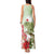 Pastel Green Hawaii Chameleon Christmas Tank Maxi Dress Mele Kalikimaka Kakau - Watercolor