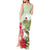 Pastel Green Hawaii Chameleon Christmas Tank Maxi Dress Mele Kalikimaka Kakau - Watercolor